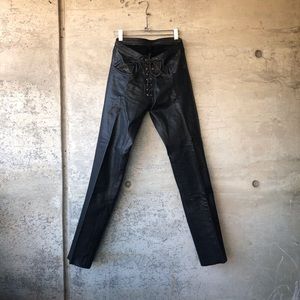 LeatherPants, size small,boho,goth,party,festival,vintage,grungepartydate night